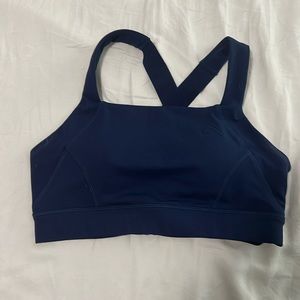 Oner Active - Timeless Wide Strap Square Neck Sports Bra | Midnight Blue